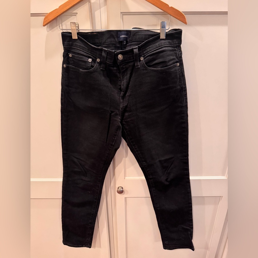 Mens Jcrew Black Denim Jeans